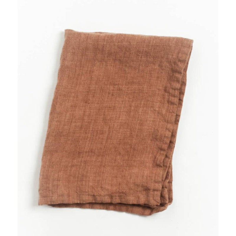 Stone Washed Linen Tea Towel- Assorted Colors- Sold Individually