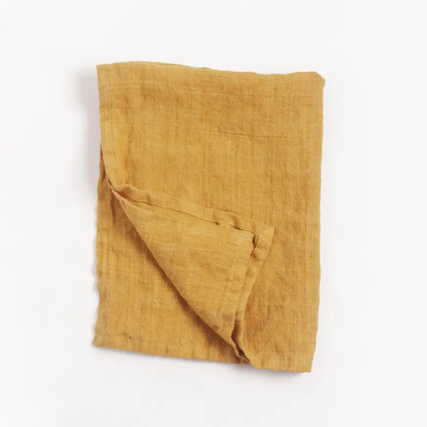Stone Washed Linen Tea Towel- Assorted Colors- Sold Individually