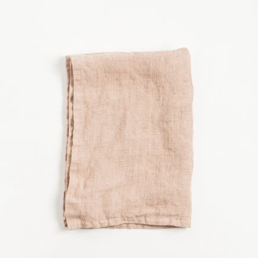 Stone Washed Linen Tea Towel- Assorted Colors- Sold Individually