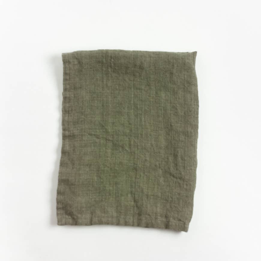 Stone Washed Linen Tea Towel- Assorted Colors- Sold Individually