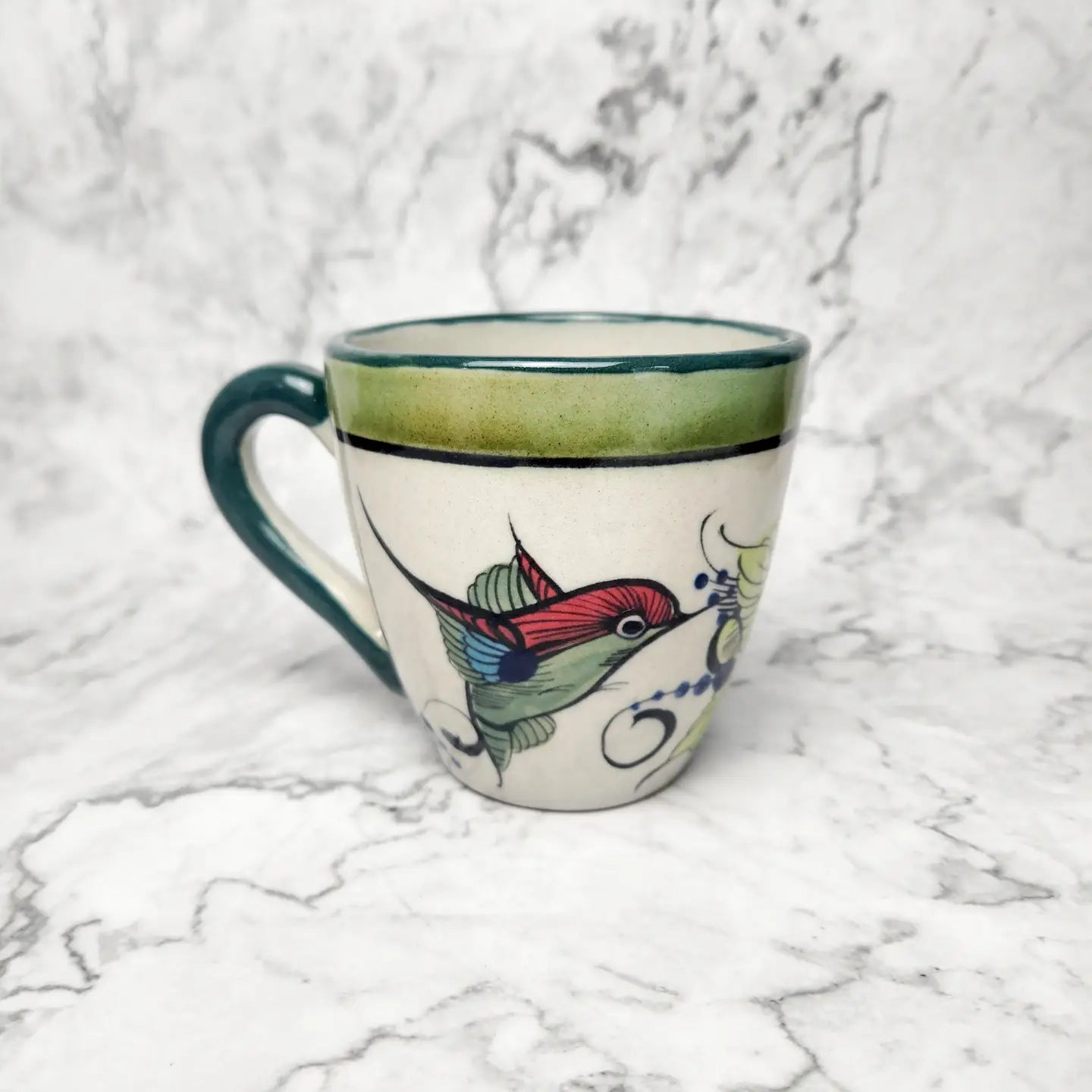 Stoneware Hummingbird Mug*