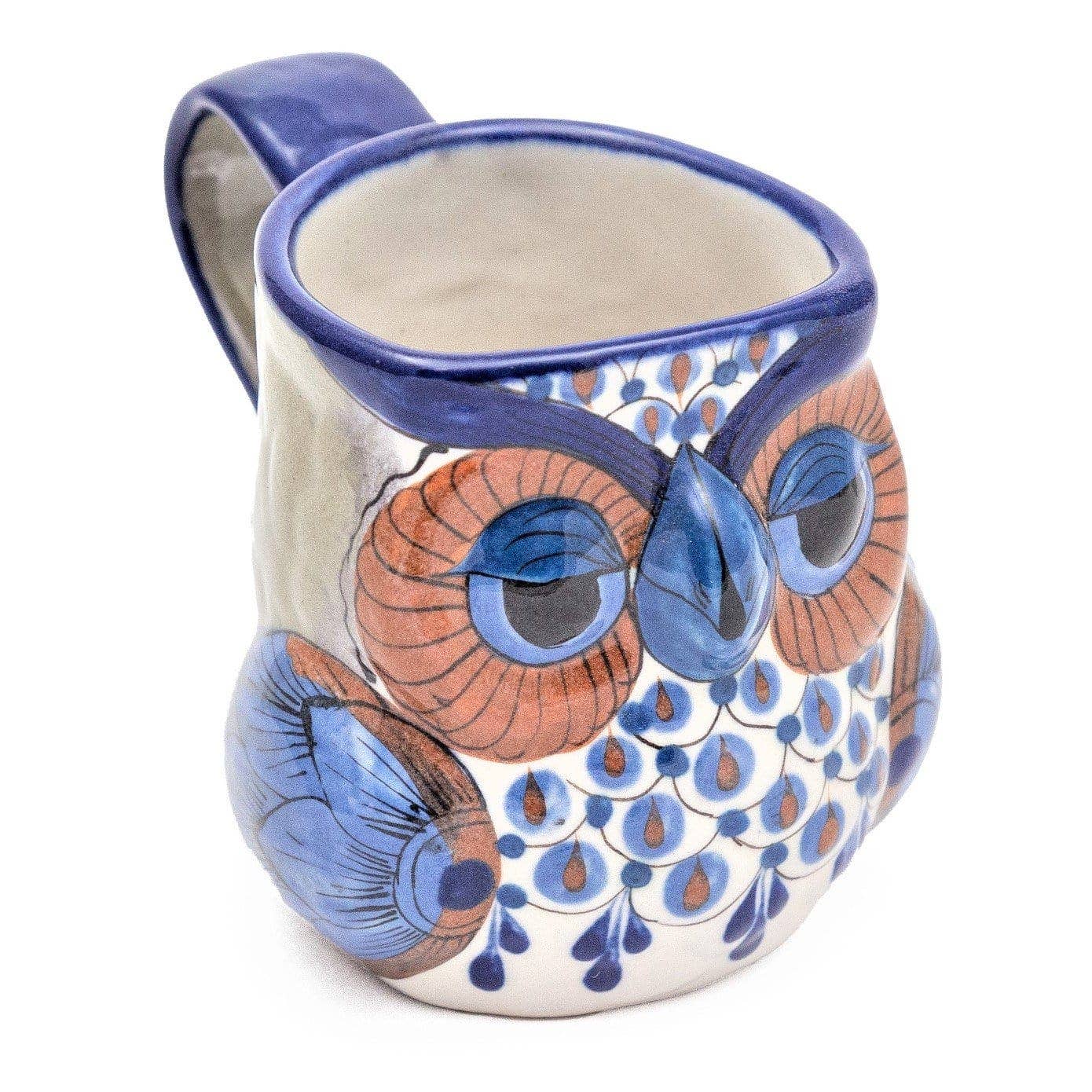 Stoneware Owl Mug- Assorted Patterns/Colors