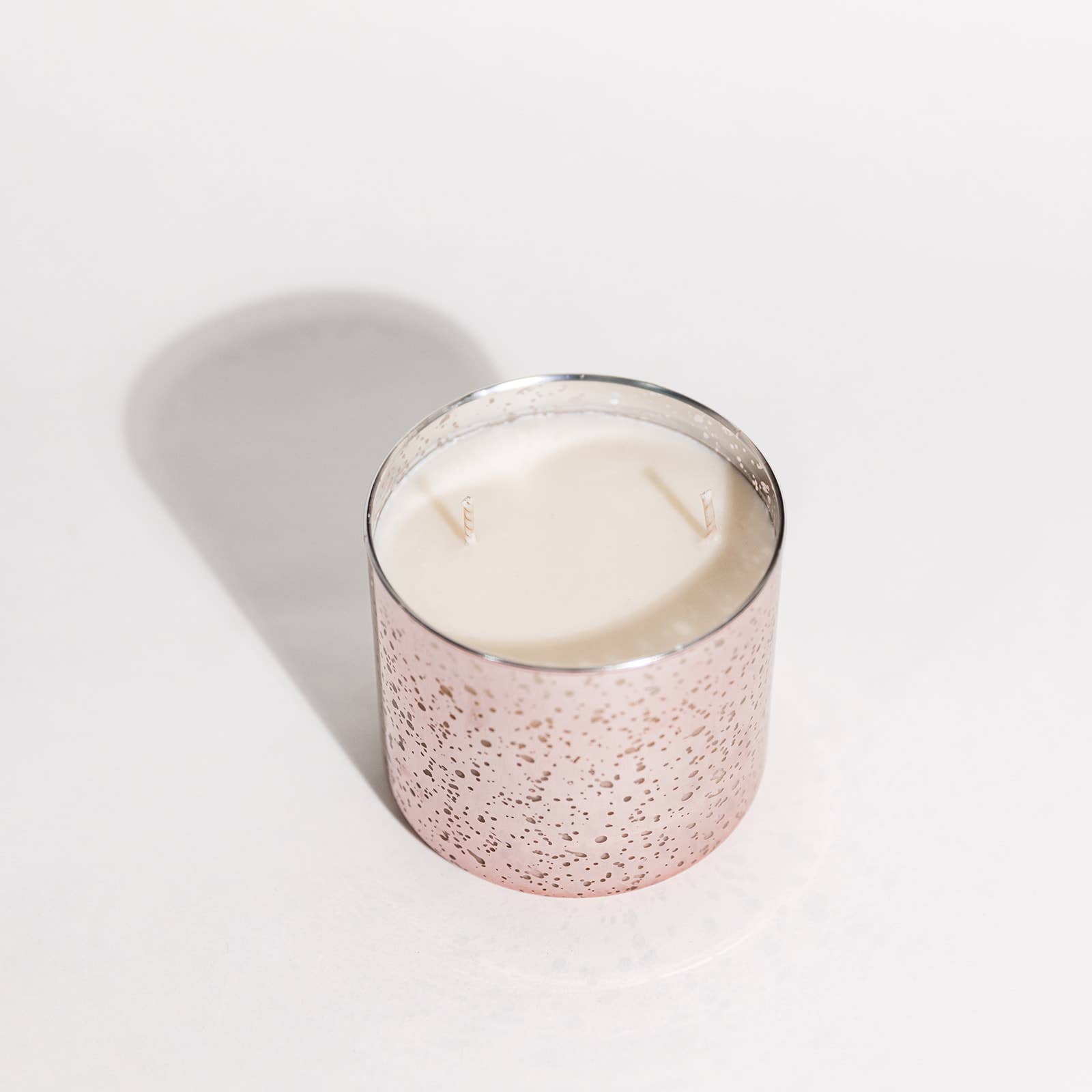 Sugared Cranberry Rose Gold Mercury Glass Candle-18 oz (*Local Pickup/Local Delivery Only)