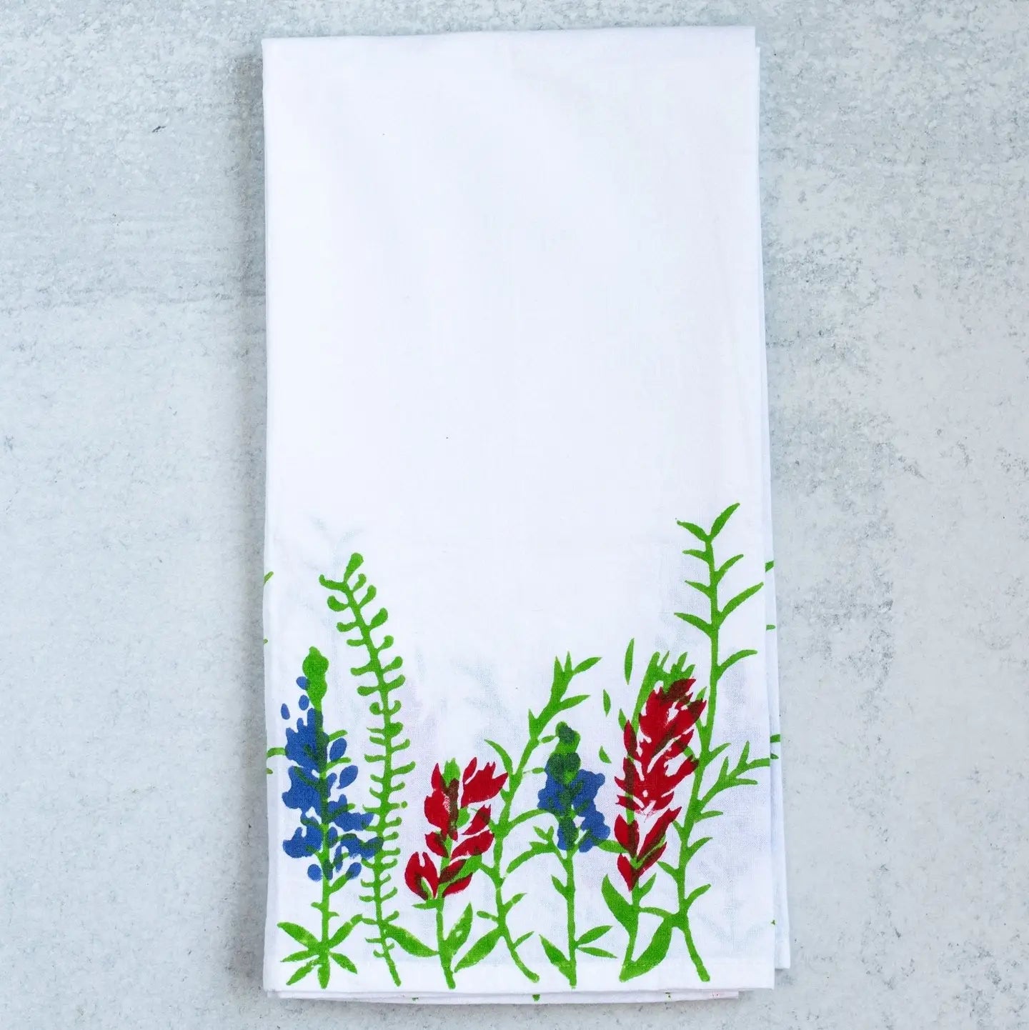 Summer Block Printed Tea Towels- Assorted Styles