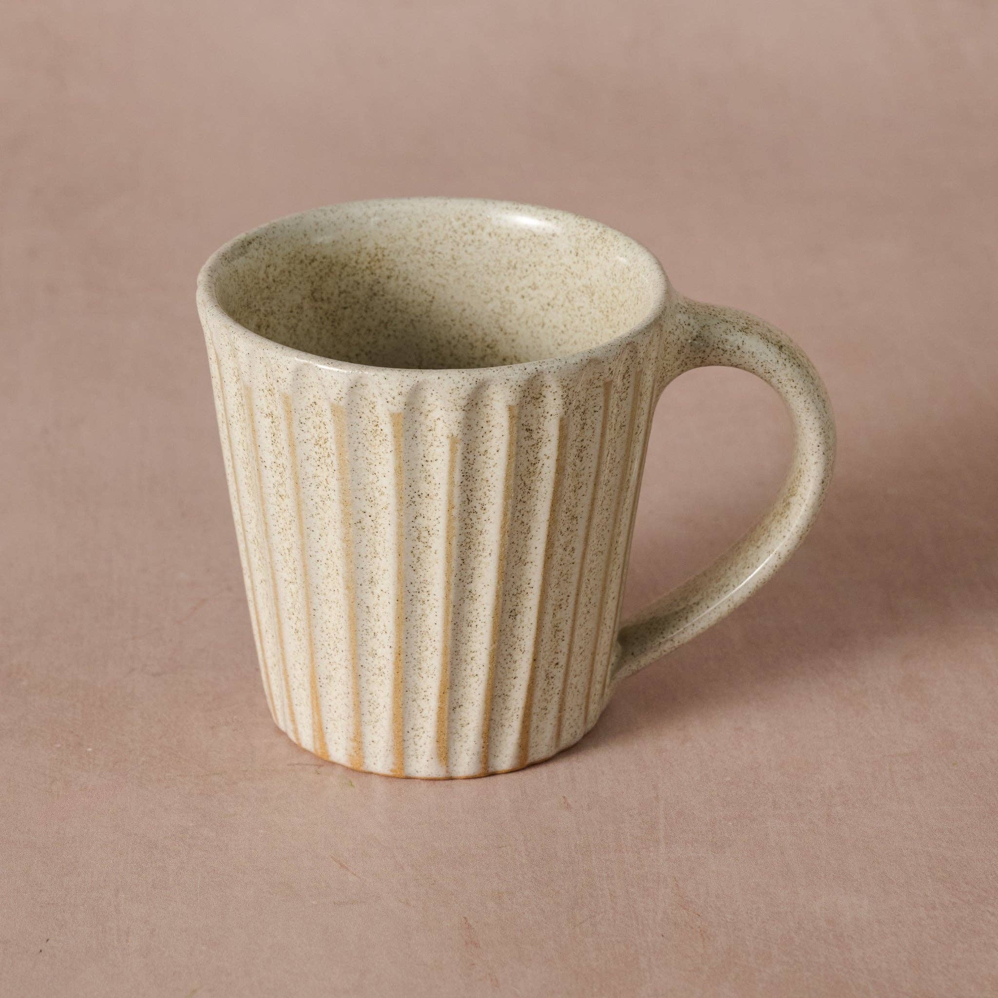 Sundara Fluted Ceramic Mug- Assorted Colors- Sold Individually