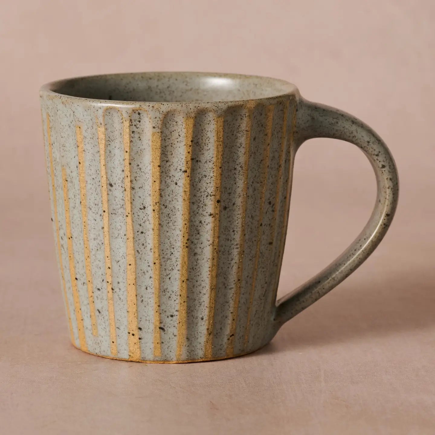 Sundara Fluted Ceramic Mug- Assorted Colors- Sold Individually