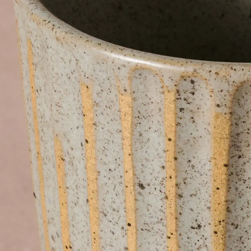 Sundara Fluted Ceramic Mug- Assorted Colors- Sold Individually