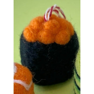 Sushi Felt Wool Christmas Ornament- Sold Individually