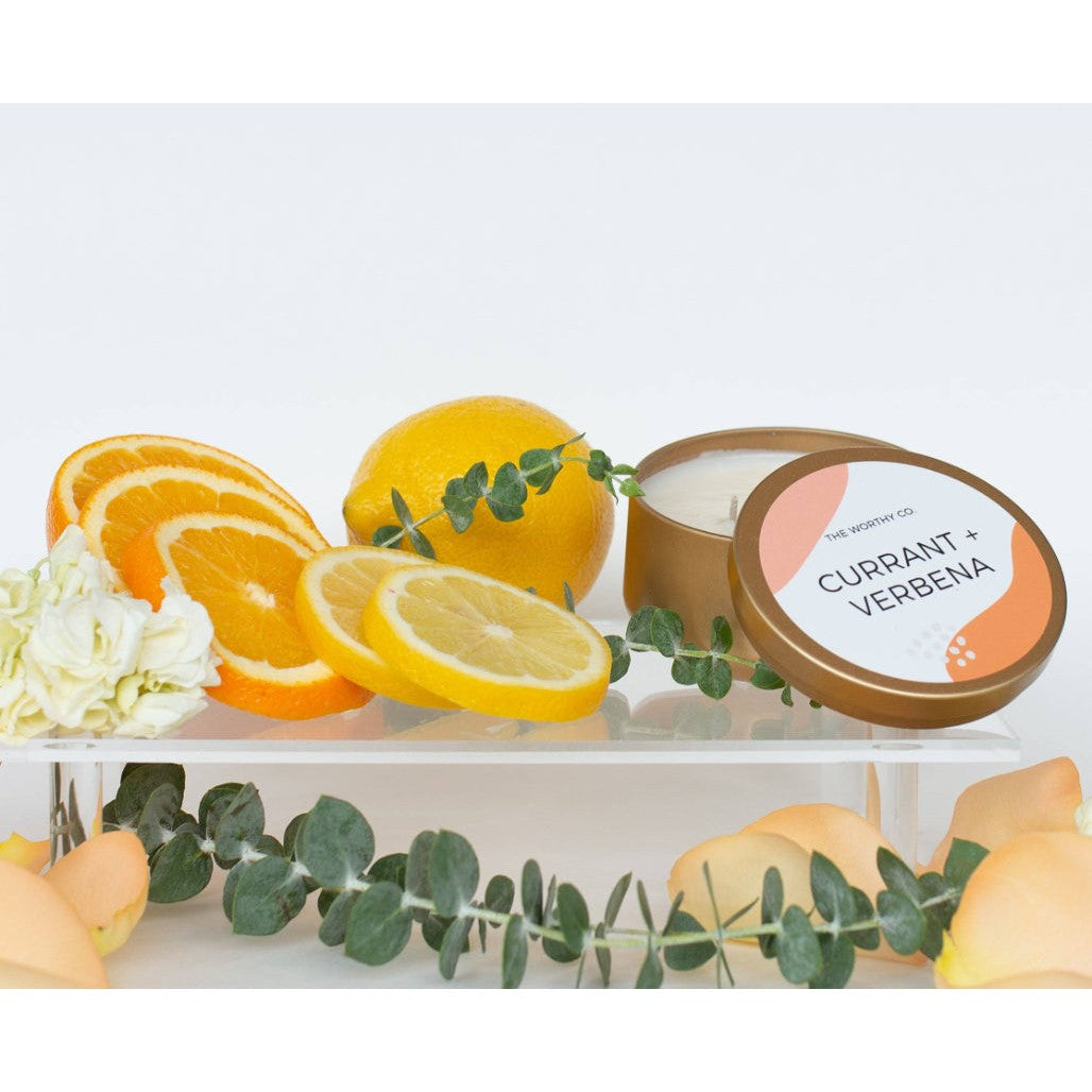 The Worthy Co: Tin Candle- Assorted Scents