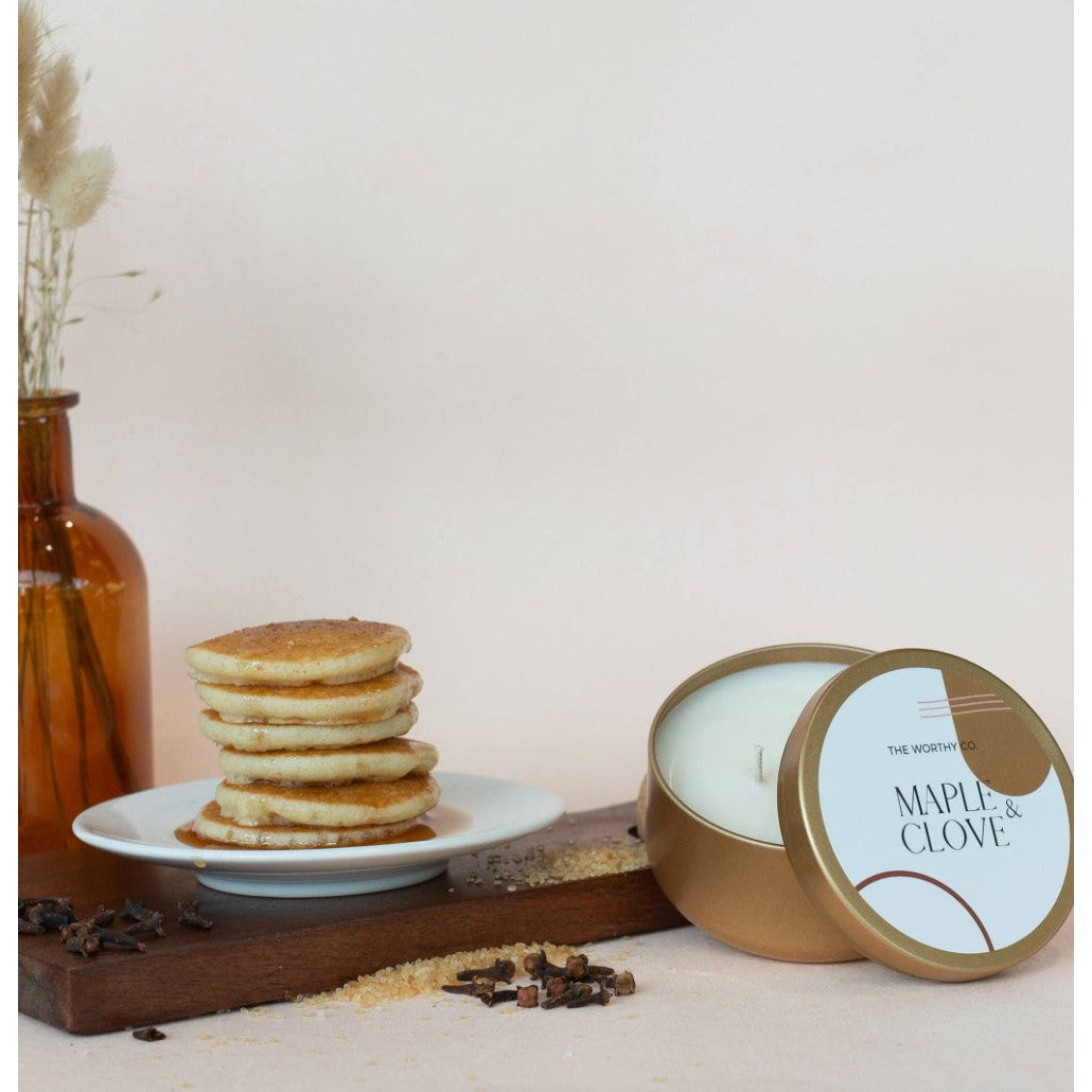 The Worthy Co: Tin Candle- Assorted Scents
