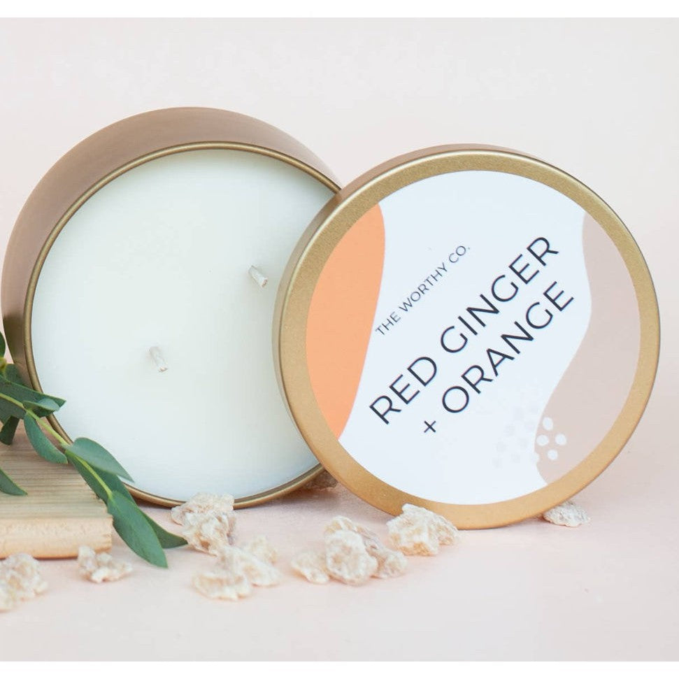 The Worthy Co: Tin Candle- Assorted Scents