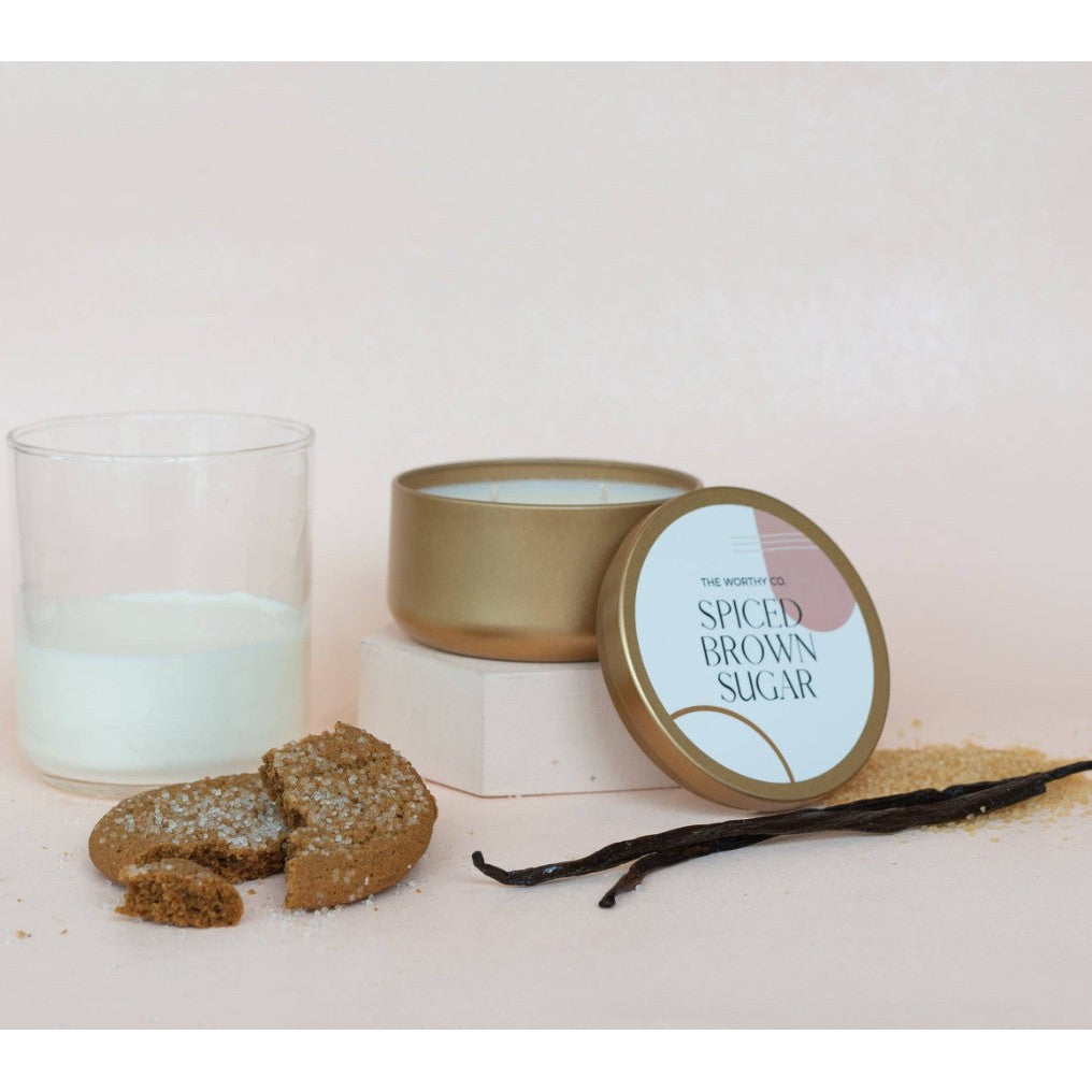 The Worthy Co: Tin Candle- Assorted Scents