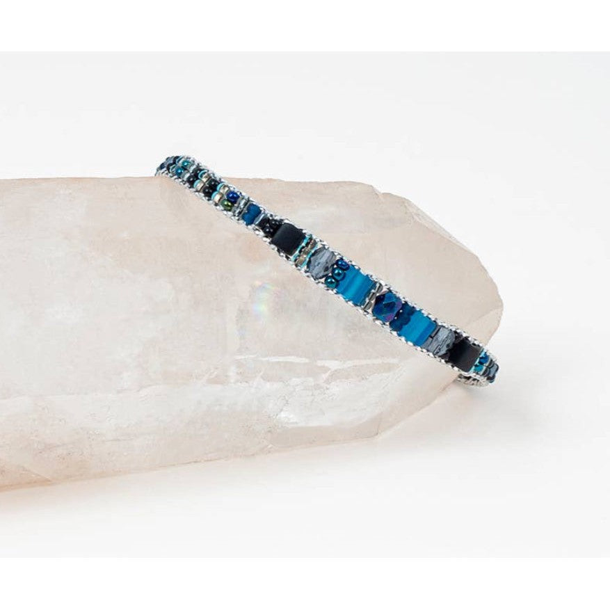 Thin Miyuki Beaded Bracelet - Assorted Colors- Sold Individually