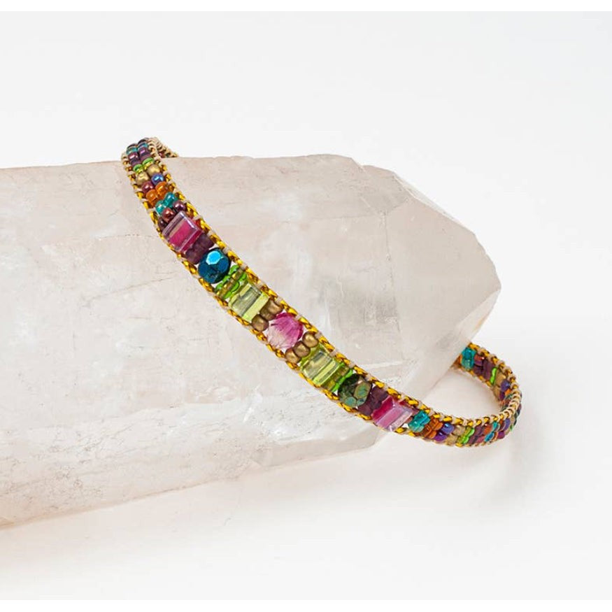 Thin Miyuki Beaded Bracelet - Assorted Colors- Sold Individually