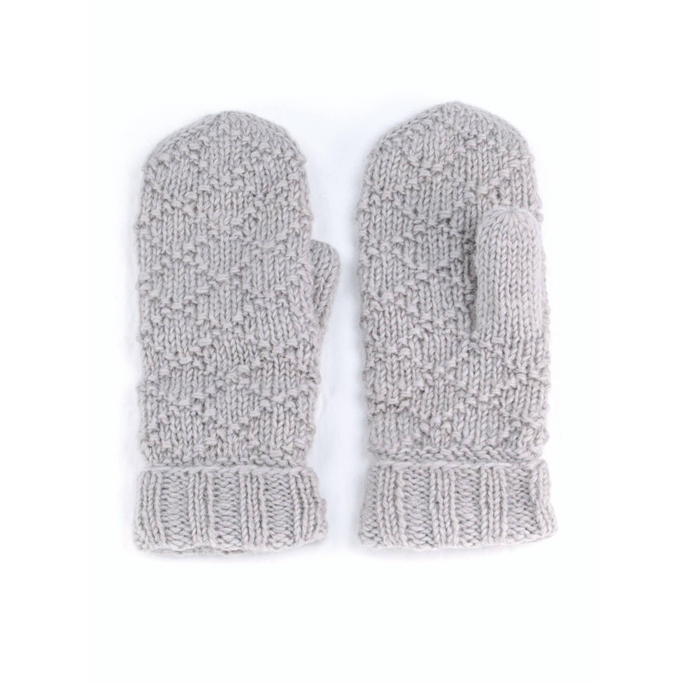 Tiffany Wool Knit Mittens –Assorted Colors