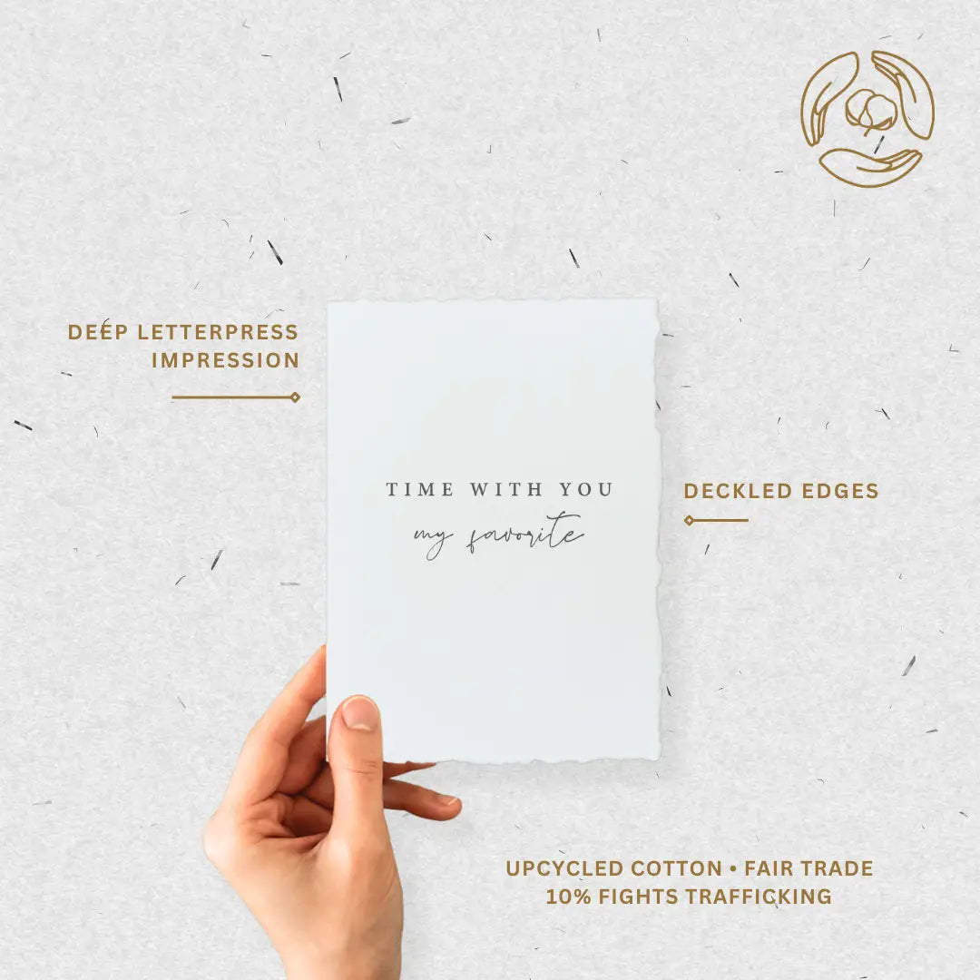 Time with you- Greeting Card