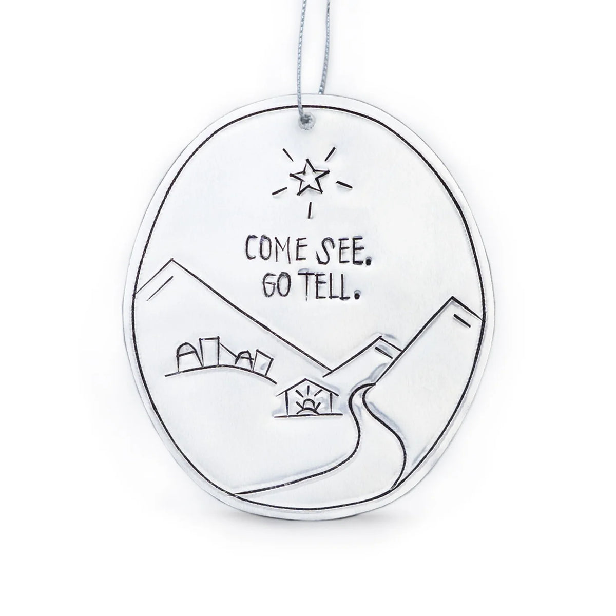Tin Christmas Ornament- Assorted Styles
