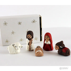 Tiny Matchbox Nativity