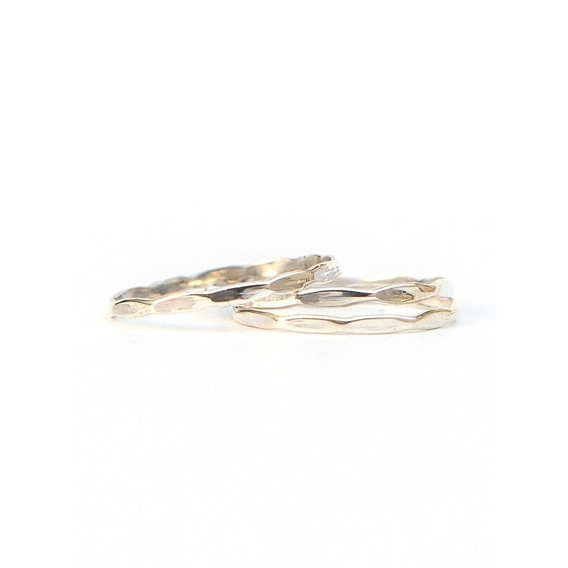 Tiny Waves Sterling Stacking Ring
