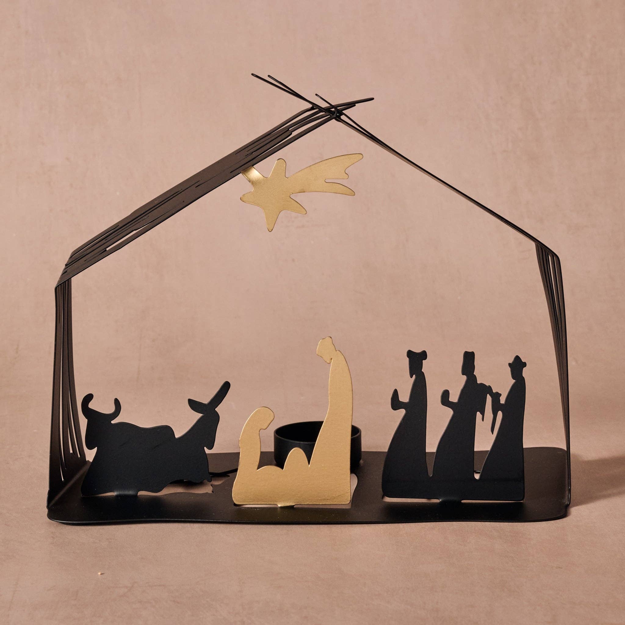 Traad Iron Nativity Creche
