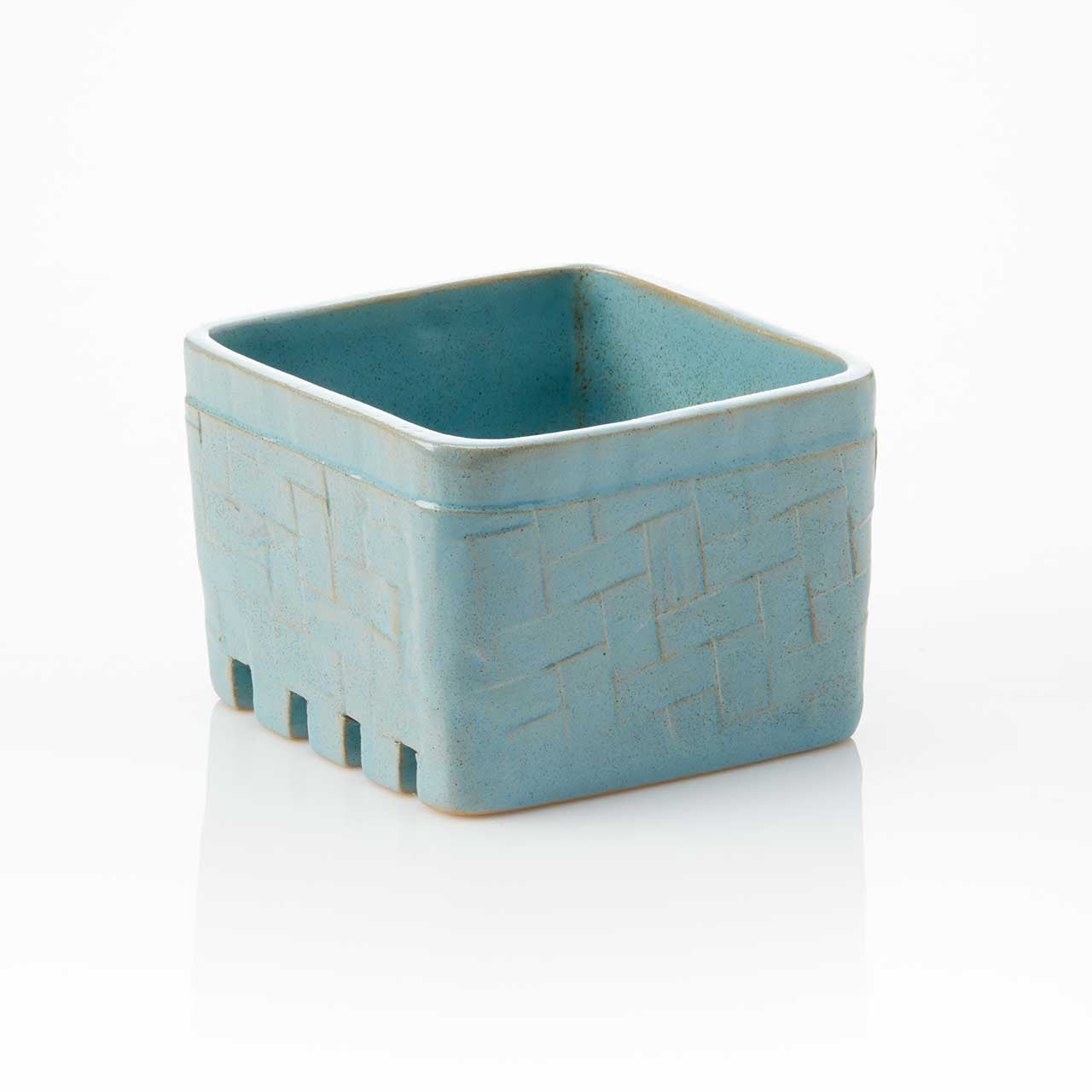 Turquoise Ceramic Berry Basket (*Local Pickup/Local Delivery Only)