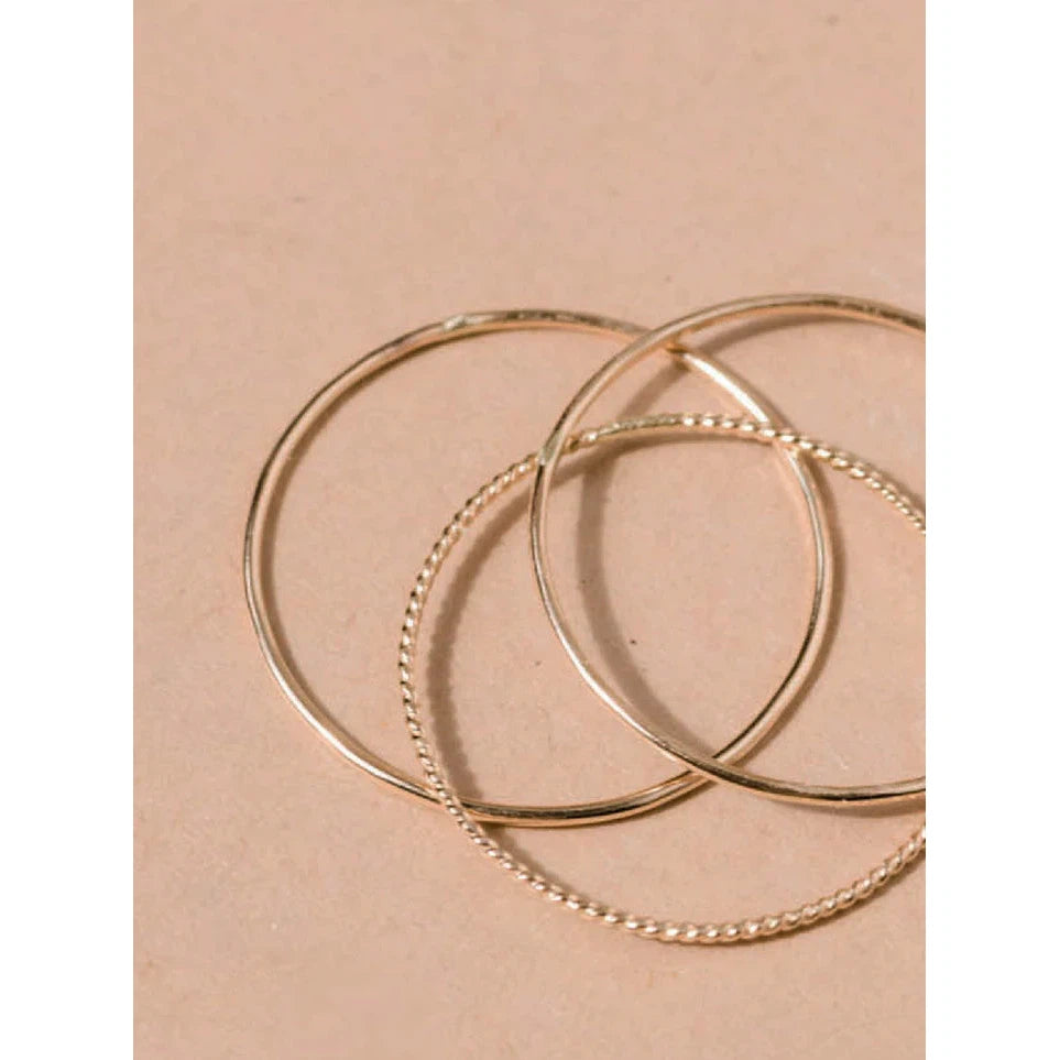 Ultra Thin Solid Stacking Ring