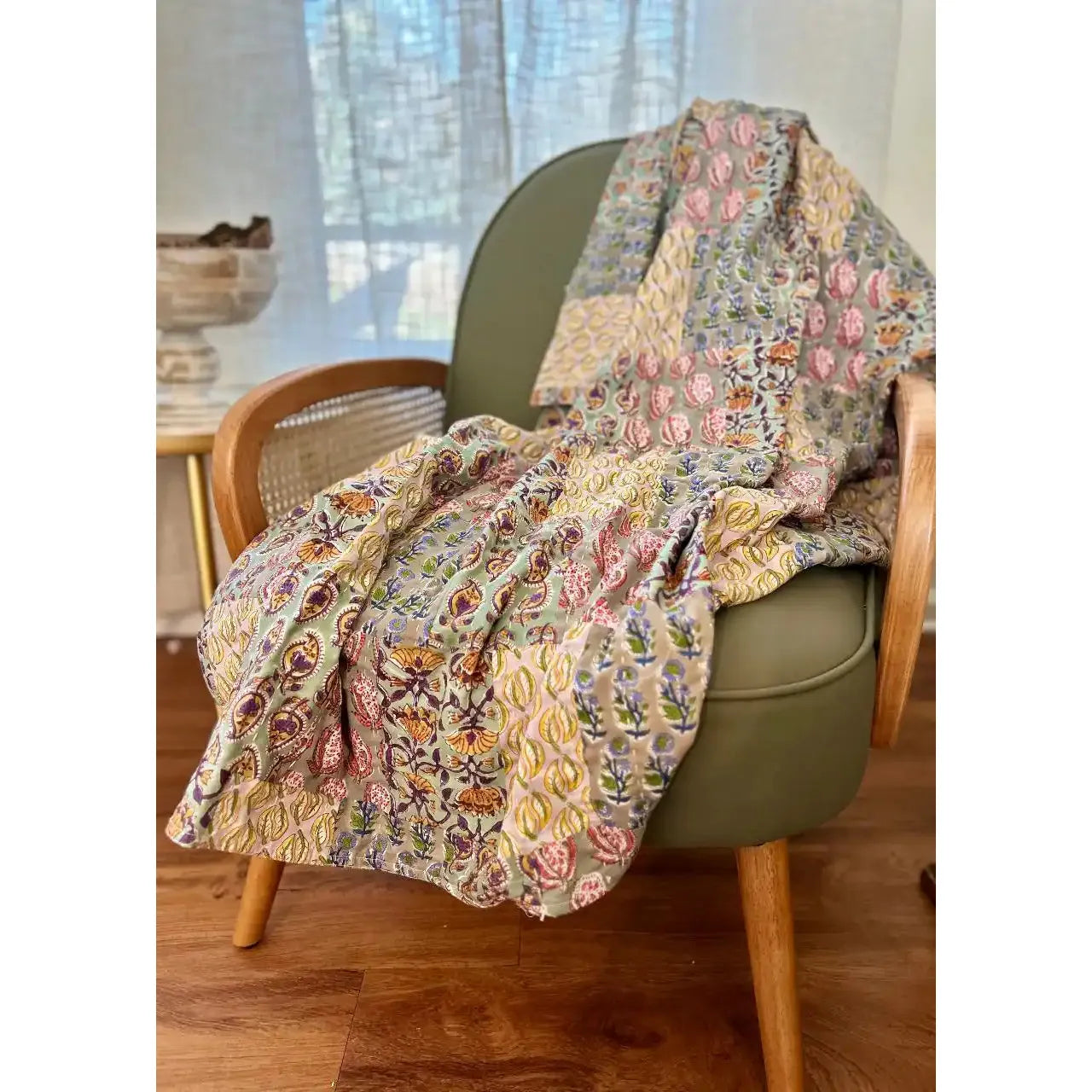Urvi Patch Throw Quilt