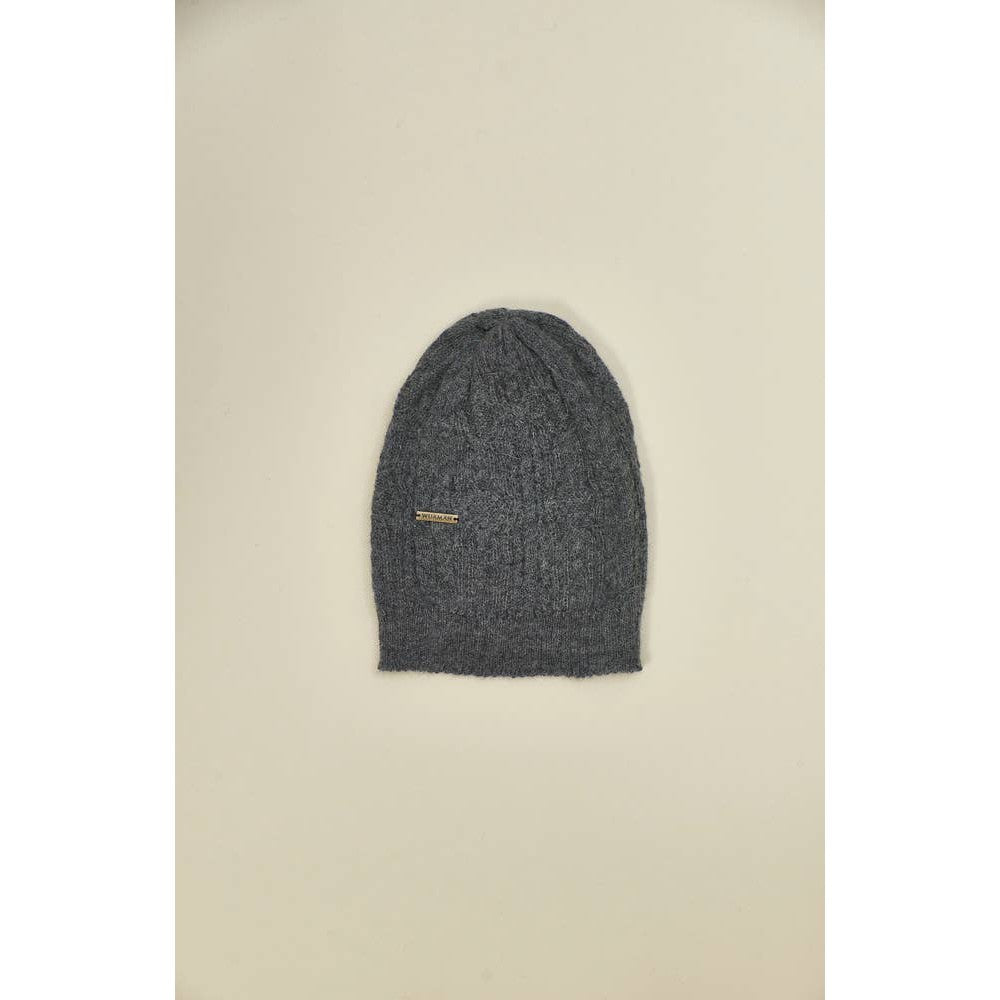 Vanessa Alpaca Beanie - Unisex Hat - Cable Knit