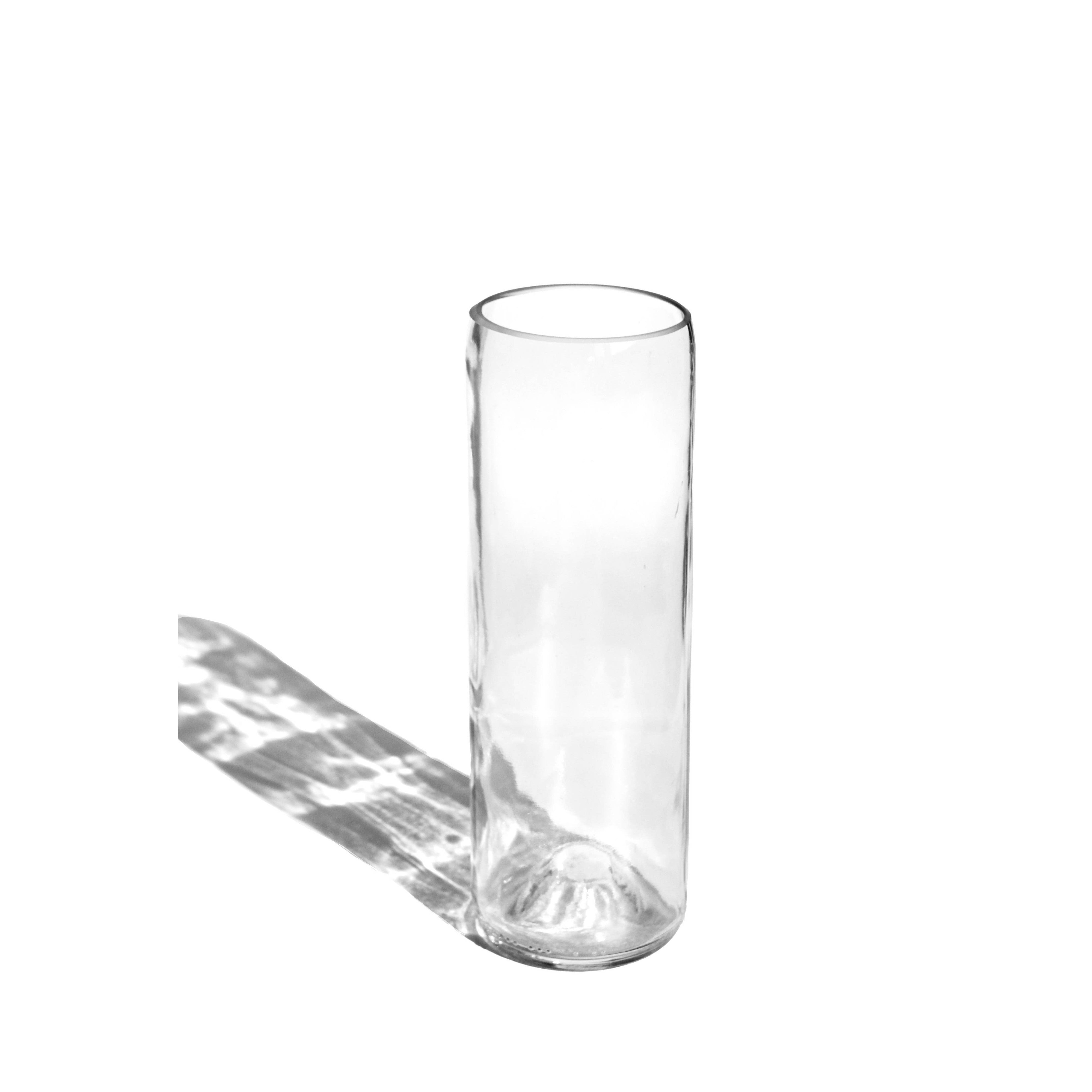 Vase Plain Eco - Upcycled Hand-Crafted: Clear