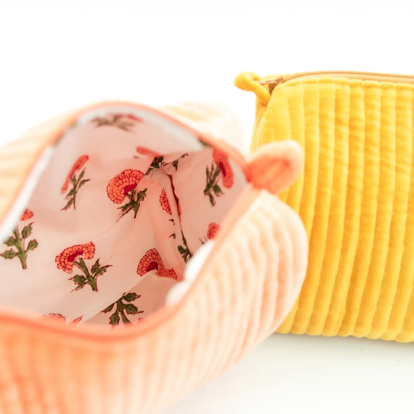 Velvet Cosmetic Pouch-Assorted Colors
