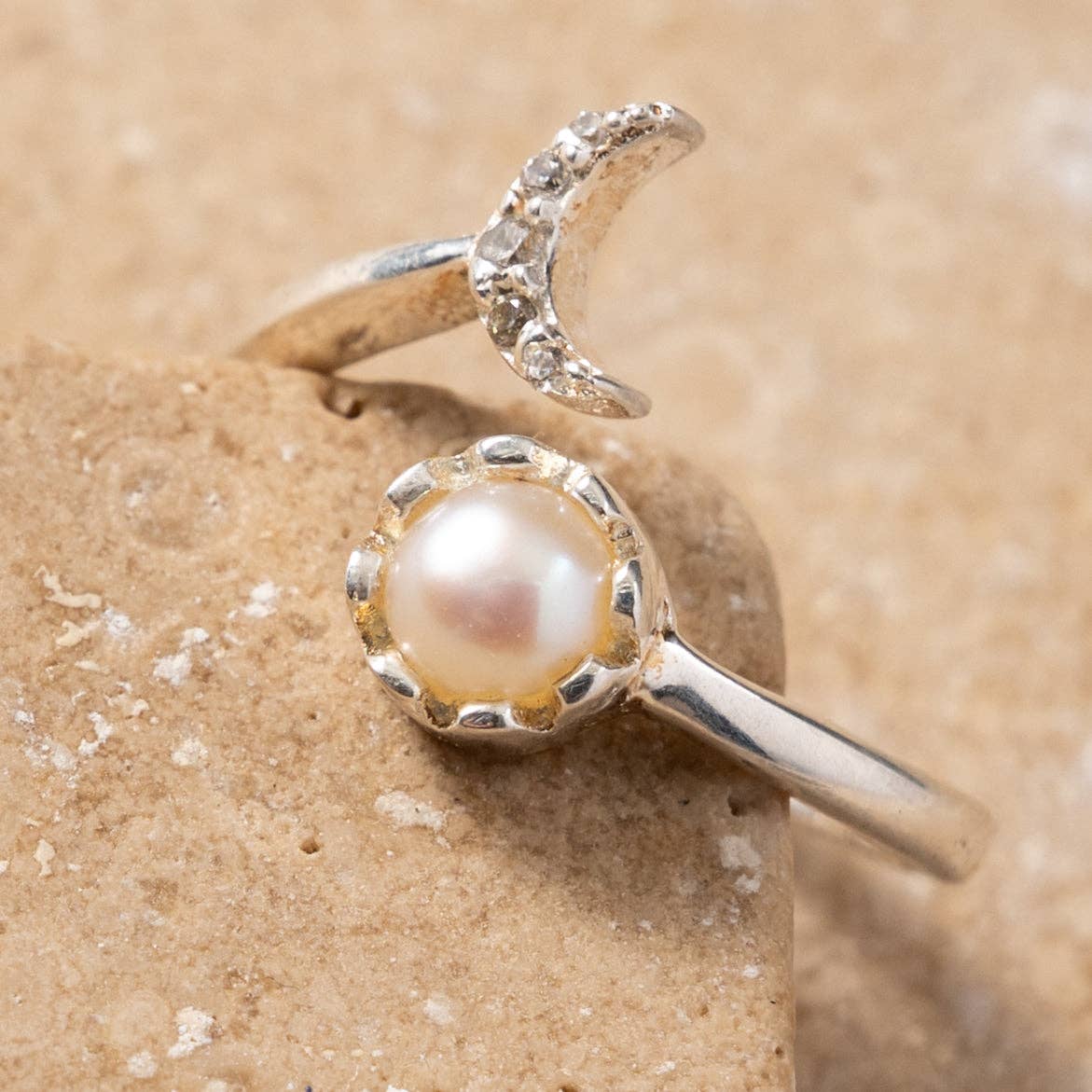 Vidula Sun & Moon Ring