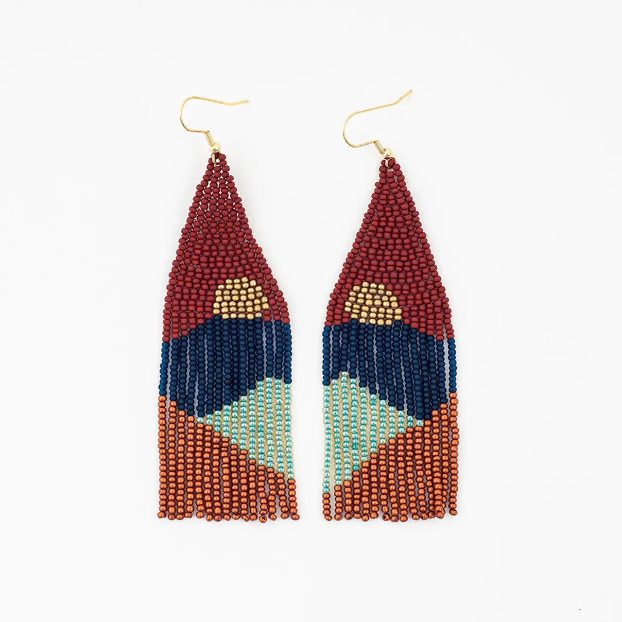 Vista Beaded Fringe Earring- Assorted Colors
