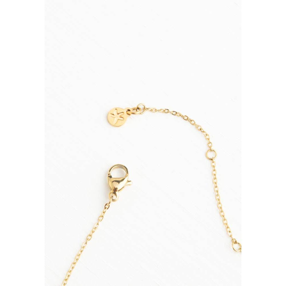 Walk Humbly Bar Necklace