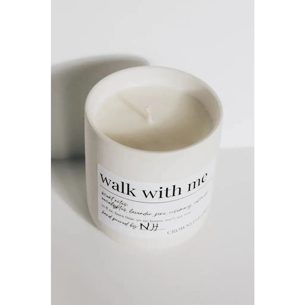 Walk With Me Candle - 10oz