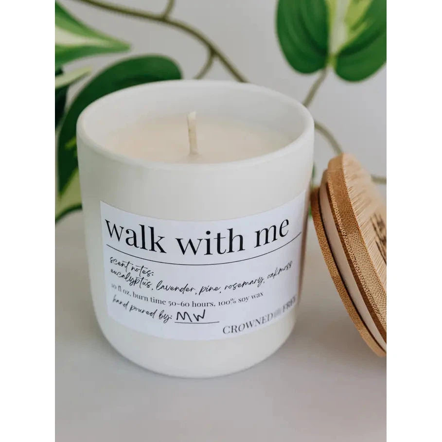 Walk With Me Candle - 10oz