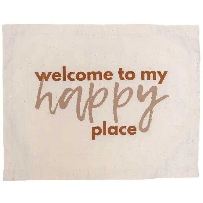 “Welcome to my Happy Place“ Banner