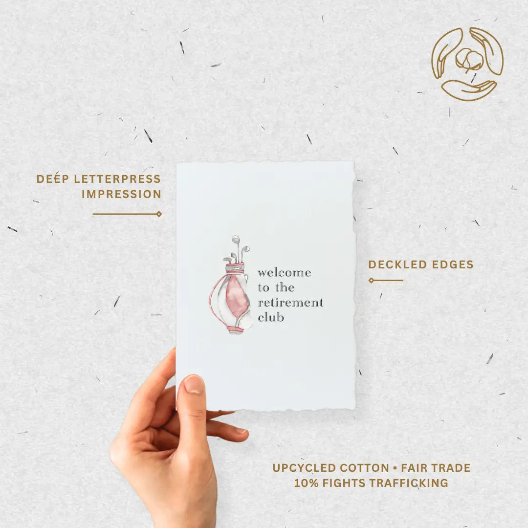 Welcome to the Retirement Club- Greeting Card