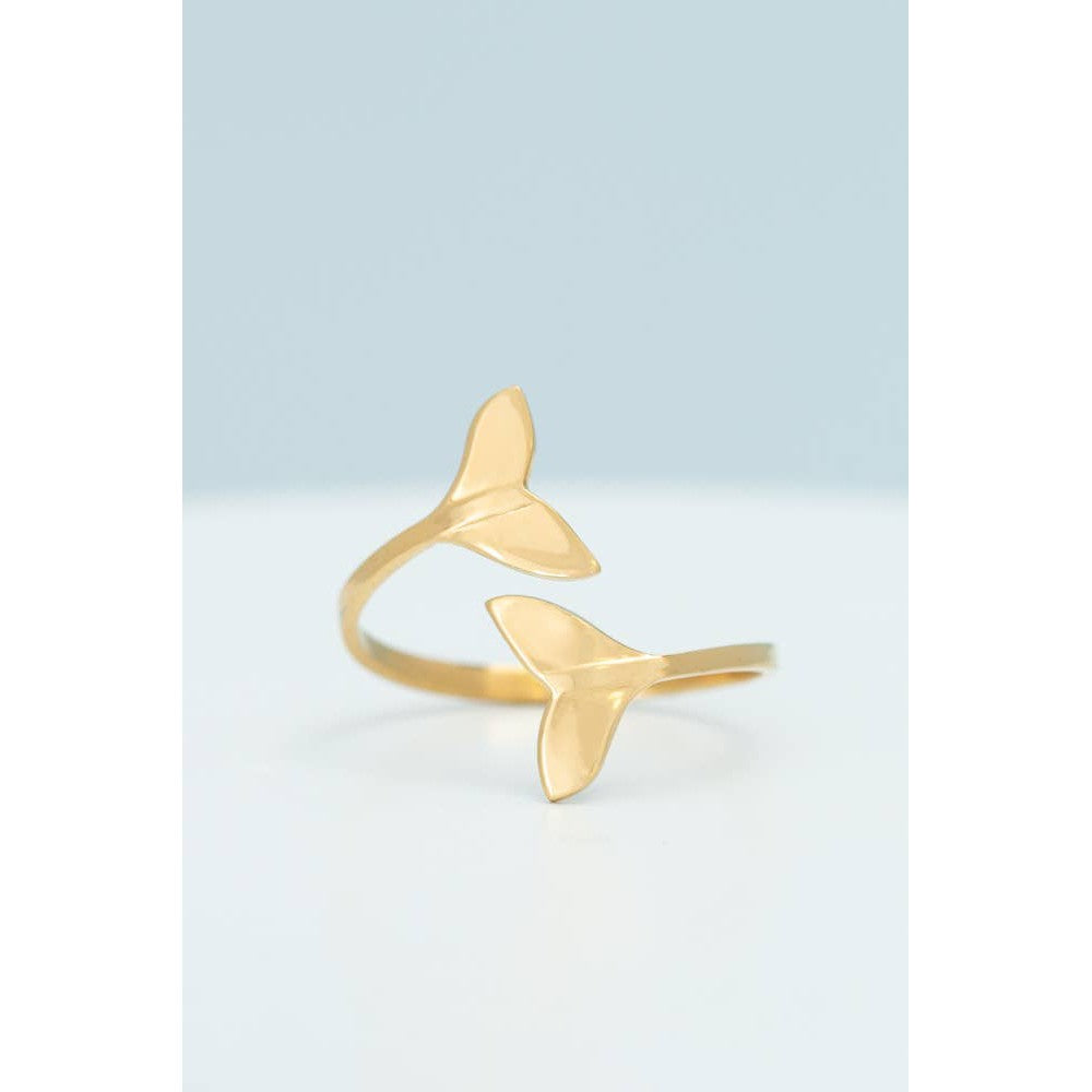 Whale Tale Wrap Ring- Assorted Colors