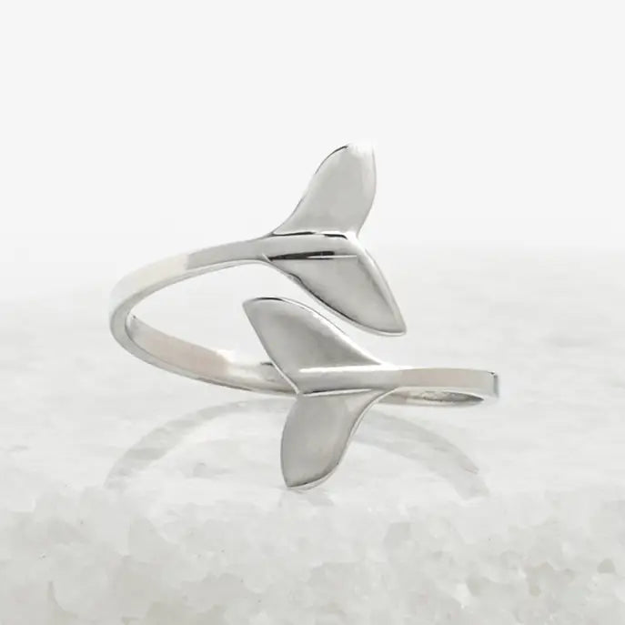 Whale Tale Wrap Ring- Assorted Colors