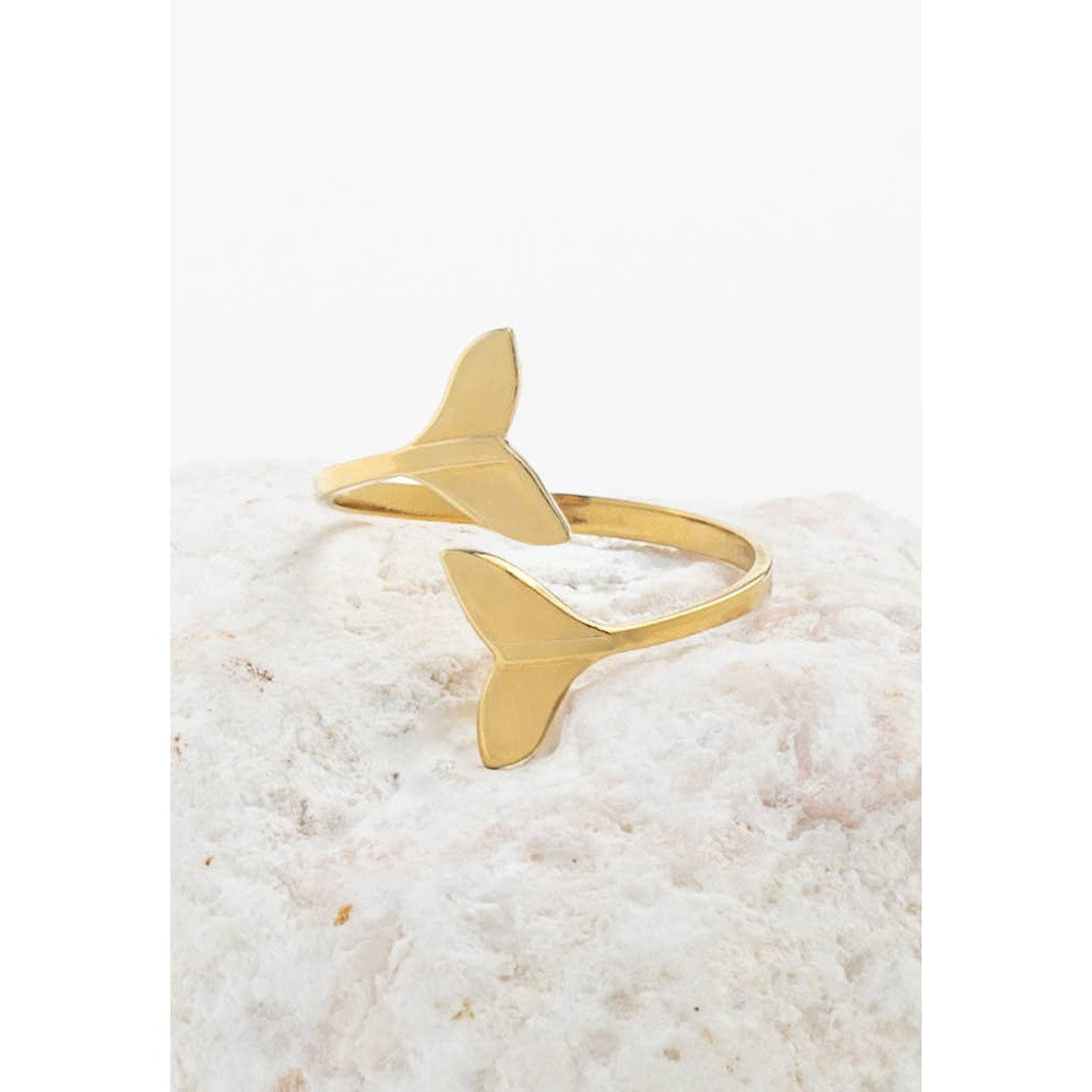 Whale Tale Wrap Ring- Assorted Colors