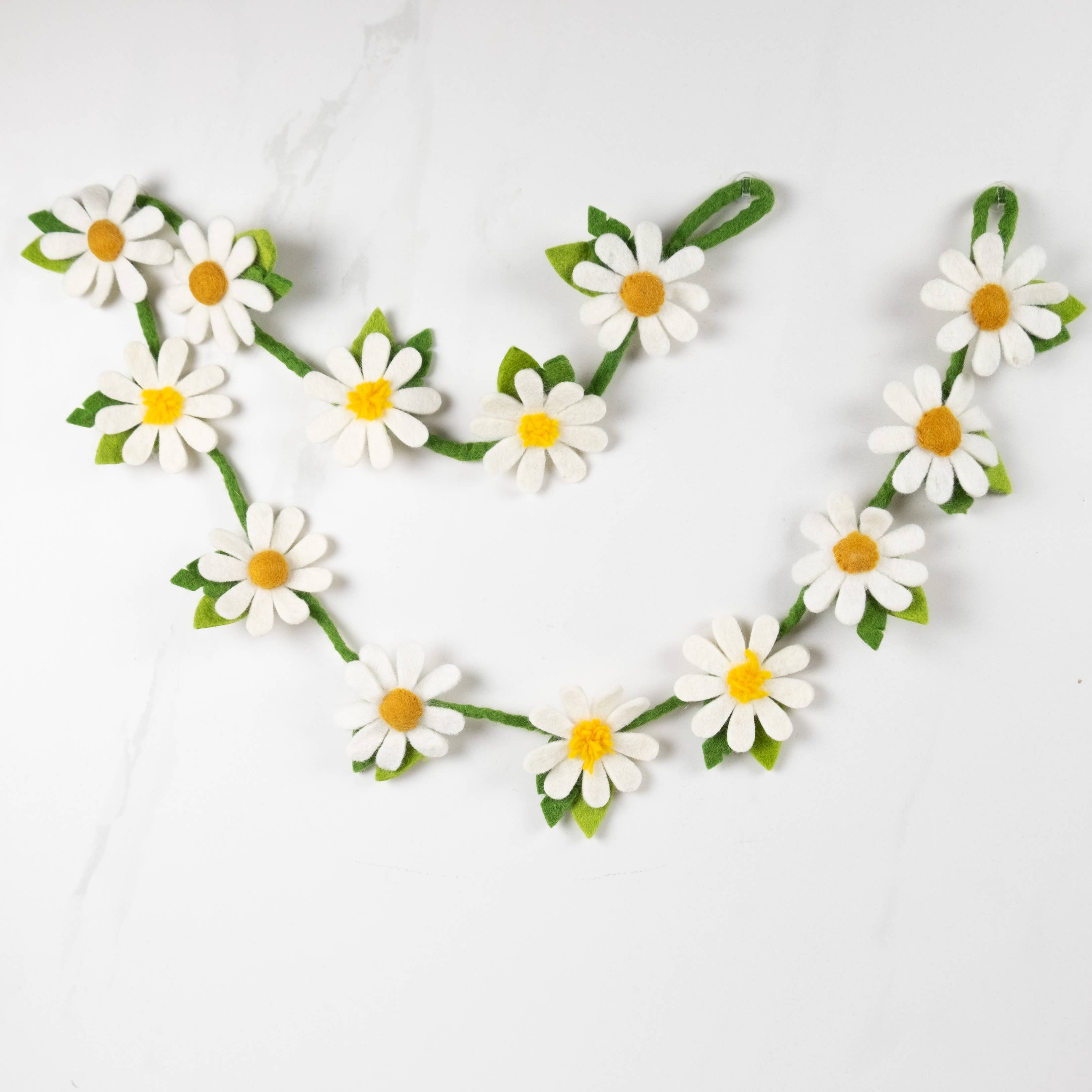 White Daisy Garland