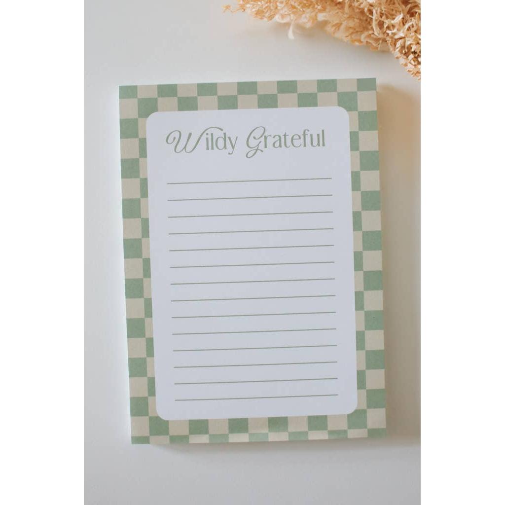 Wildly Grateful Notepad