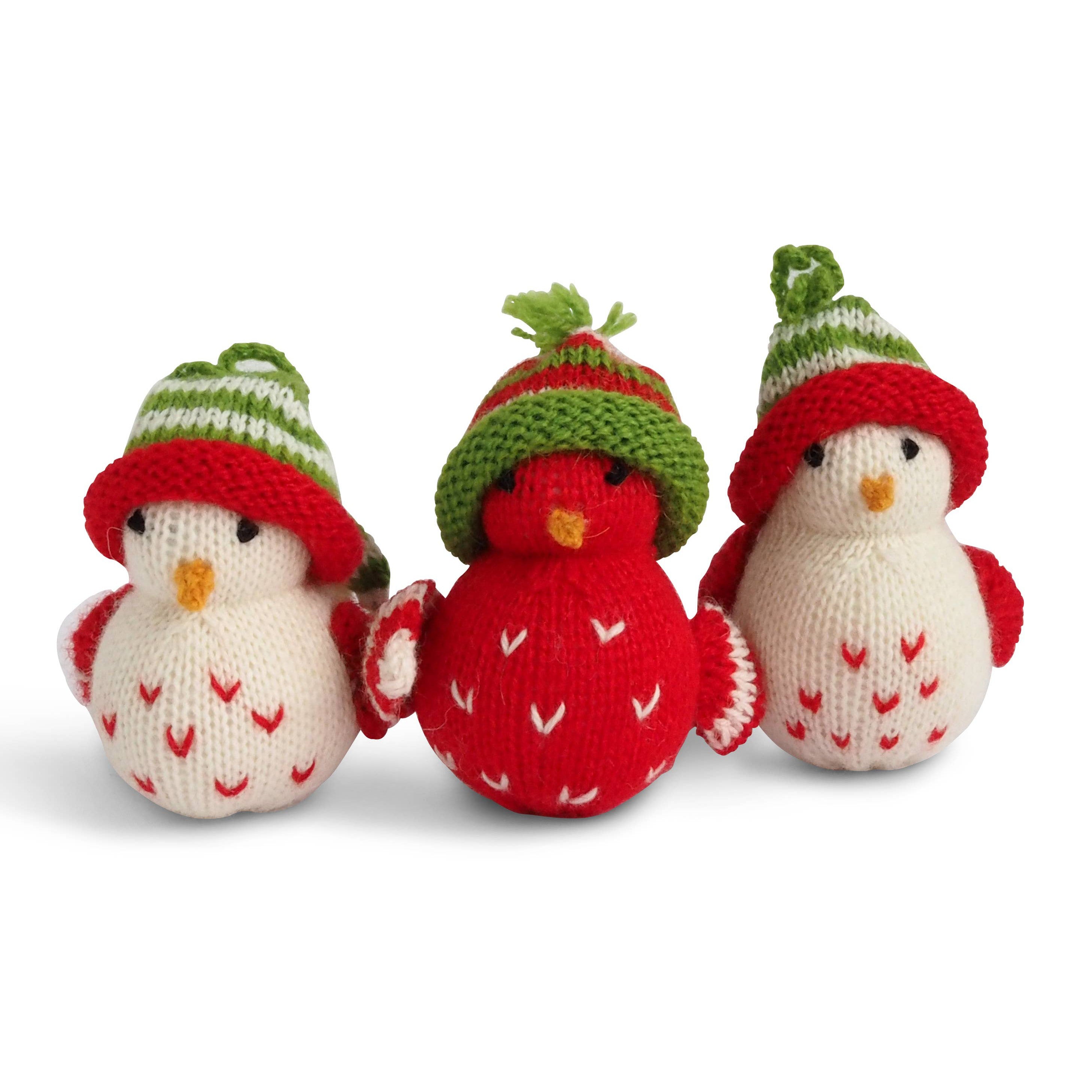 Winter Birds Ornaments- Sold Individually