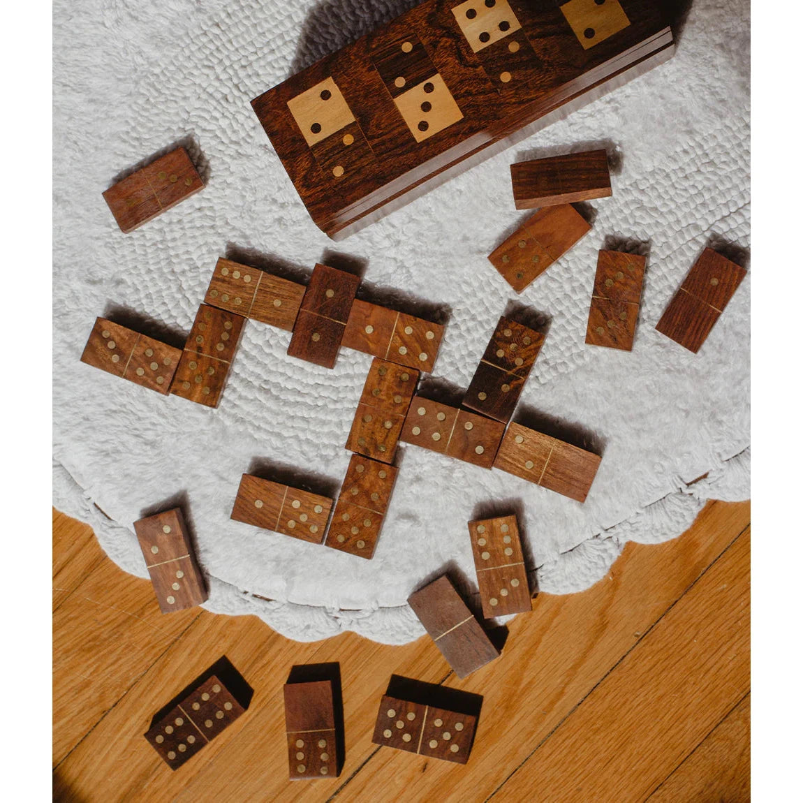 Wooden Domino Set