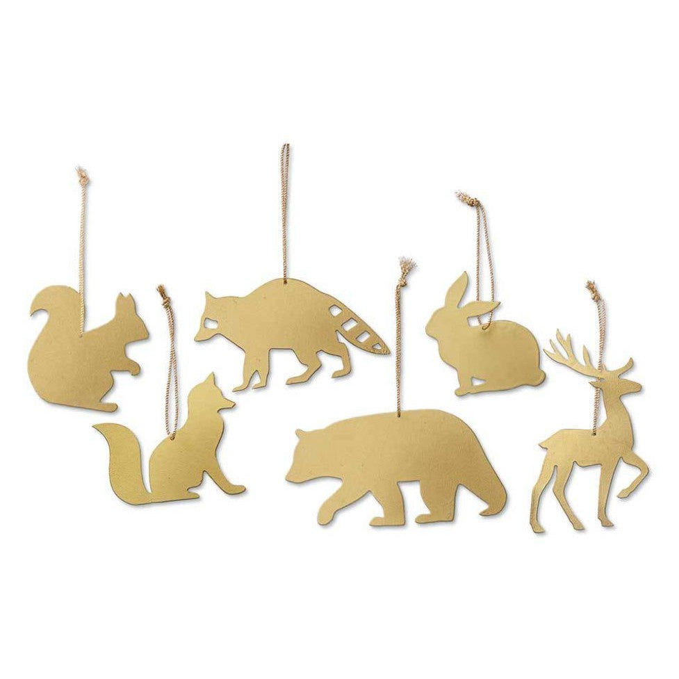 Woodland Critter Ornament- Assorted Animals- Sold Individually
