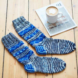 Woollen Fuji Socks - Blue