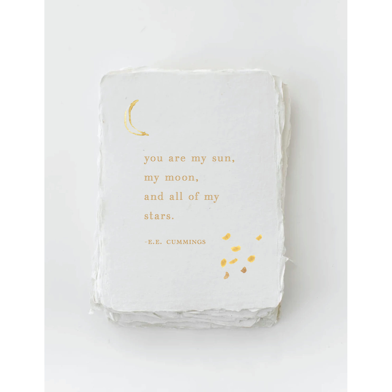 "You are my sun, moon + stars" Greeting Card