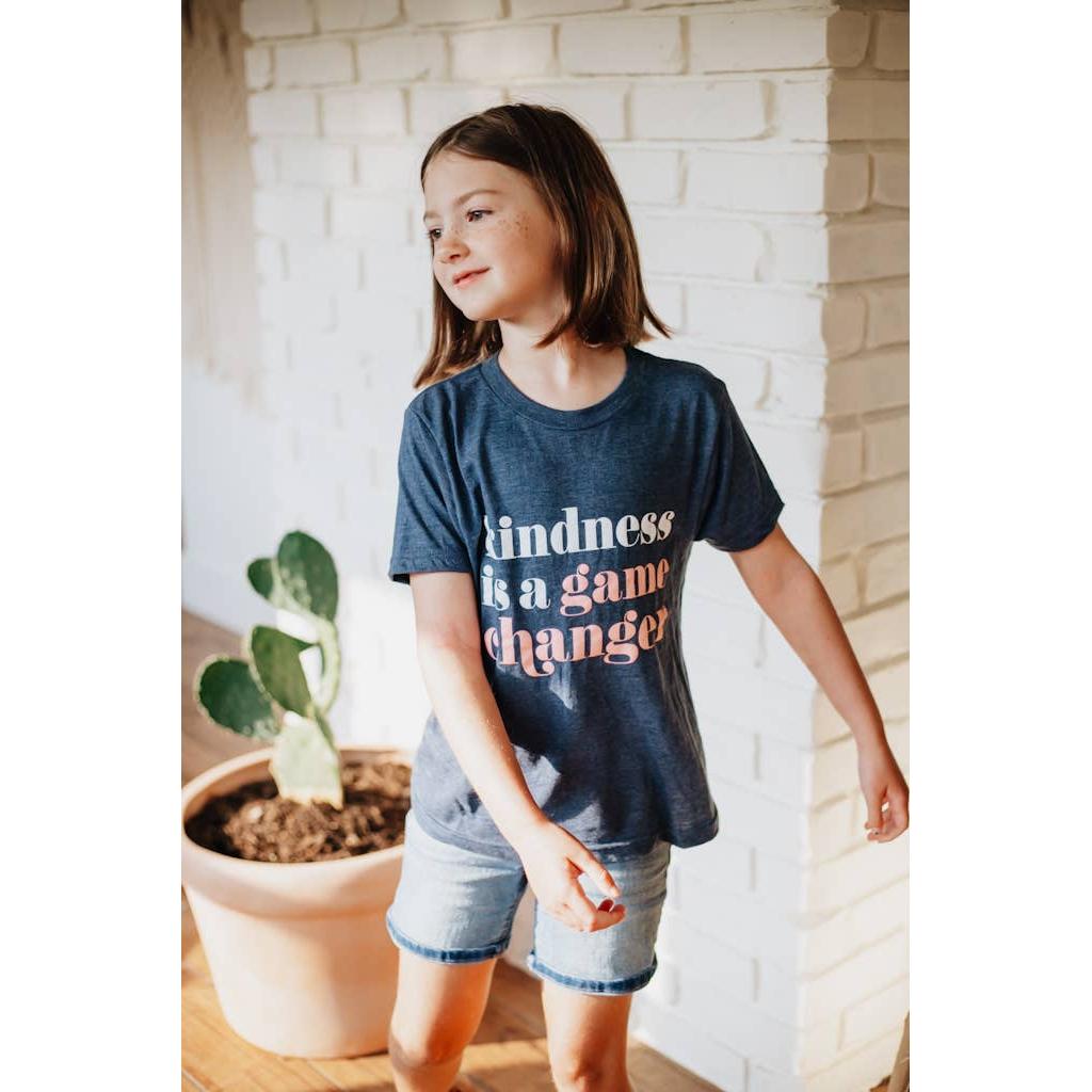 Youth Kindness Is A Game Changer Tee- Assorted Sizes