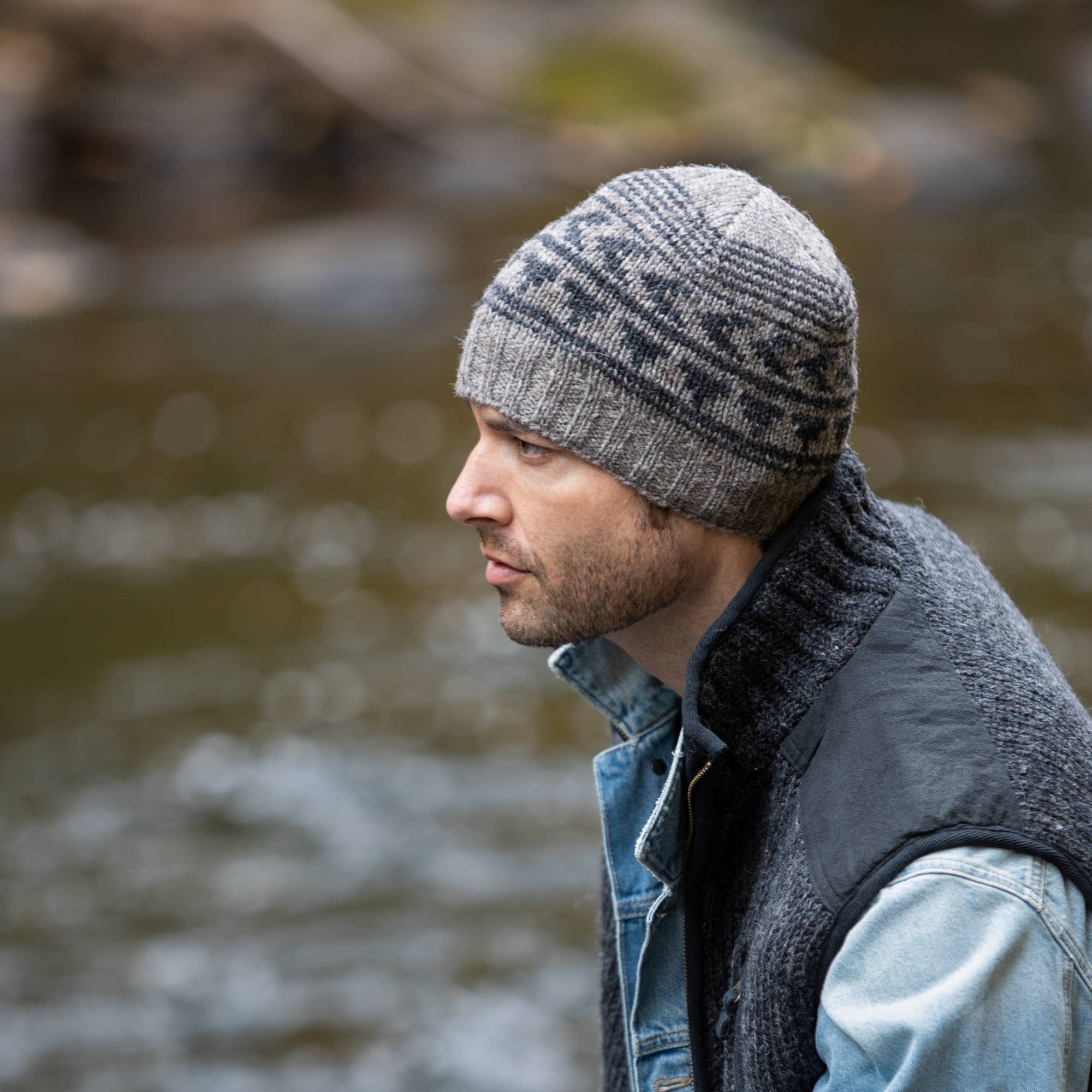 Zaine -Wool Knit Beanie