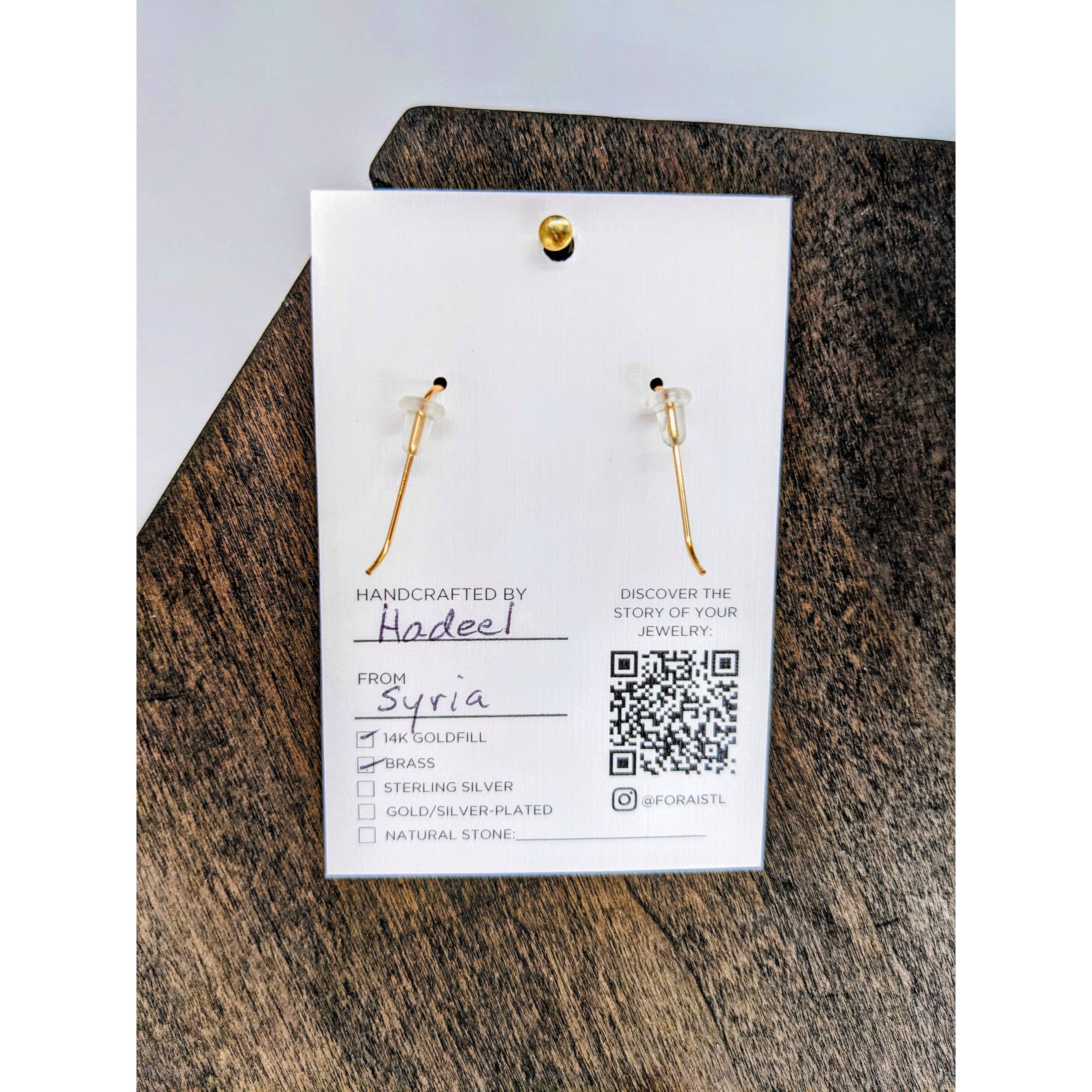 Zomi Circles of Unity Earrings in Gold